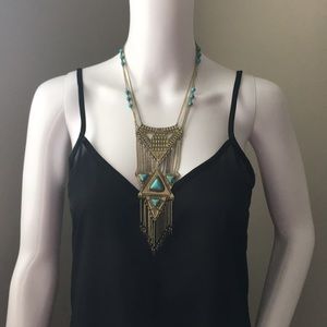 NWOT Coordinating Statement Necklace & Earring Set